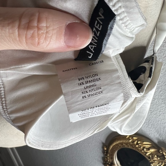 Jantzen polka dot sequin bikini top retro halter swimsuit - Picture 12 of 12